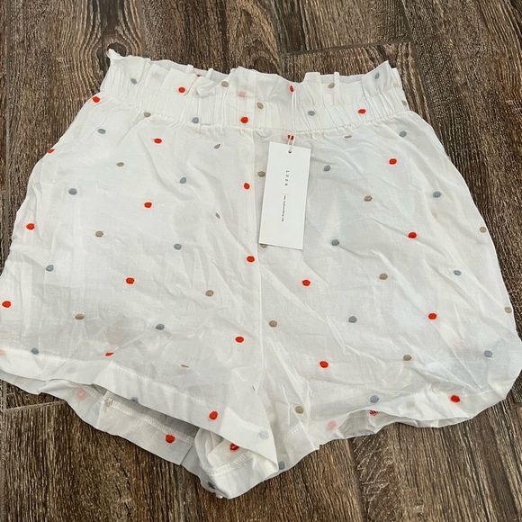 Polka for paper bag shorts - Picture 1 of 3
